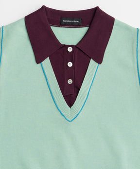 【26AUTUMN PRE-ORDER】Polo Layered Knit
