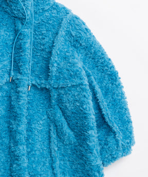 [25WINTER PRE-ORDER] Cut Off High Neck Boa Coat