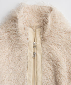 【26AUTUMN PRE-ORDER】Feather High-Neck Blouson