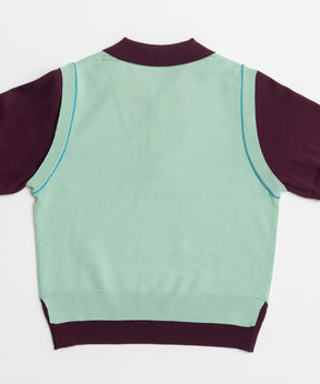 【26AUTUMN PRE-ORDER】Polo Layered Knit