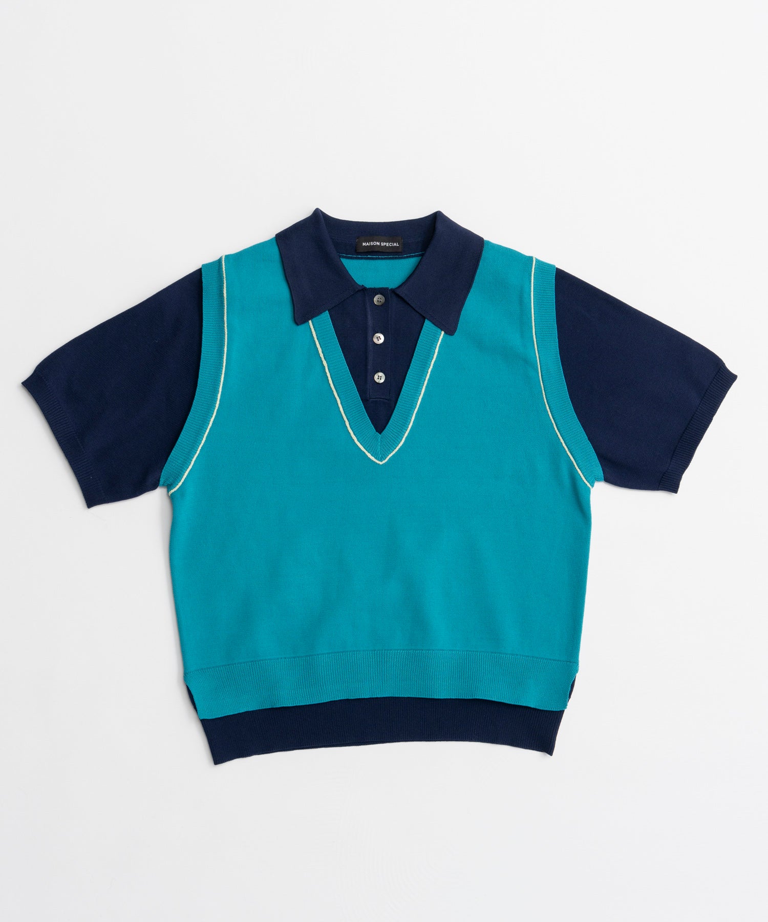 【26AUTUMN PRE-ORDER】Polo Layered Knit