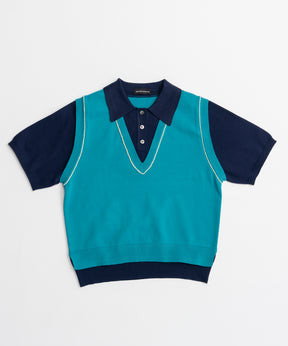【26AUTUMN PRE-ORDER】Polo Layered Knit