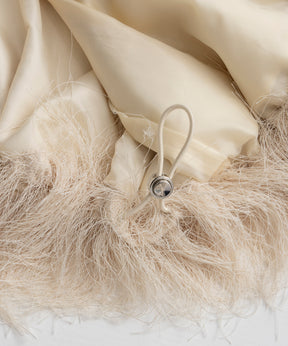 【26AUTUMN PRE-ORDER】Feather High-Neck Blouson