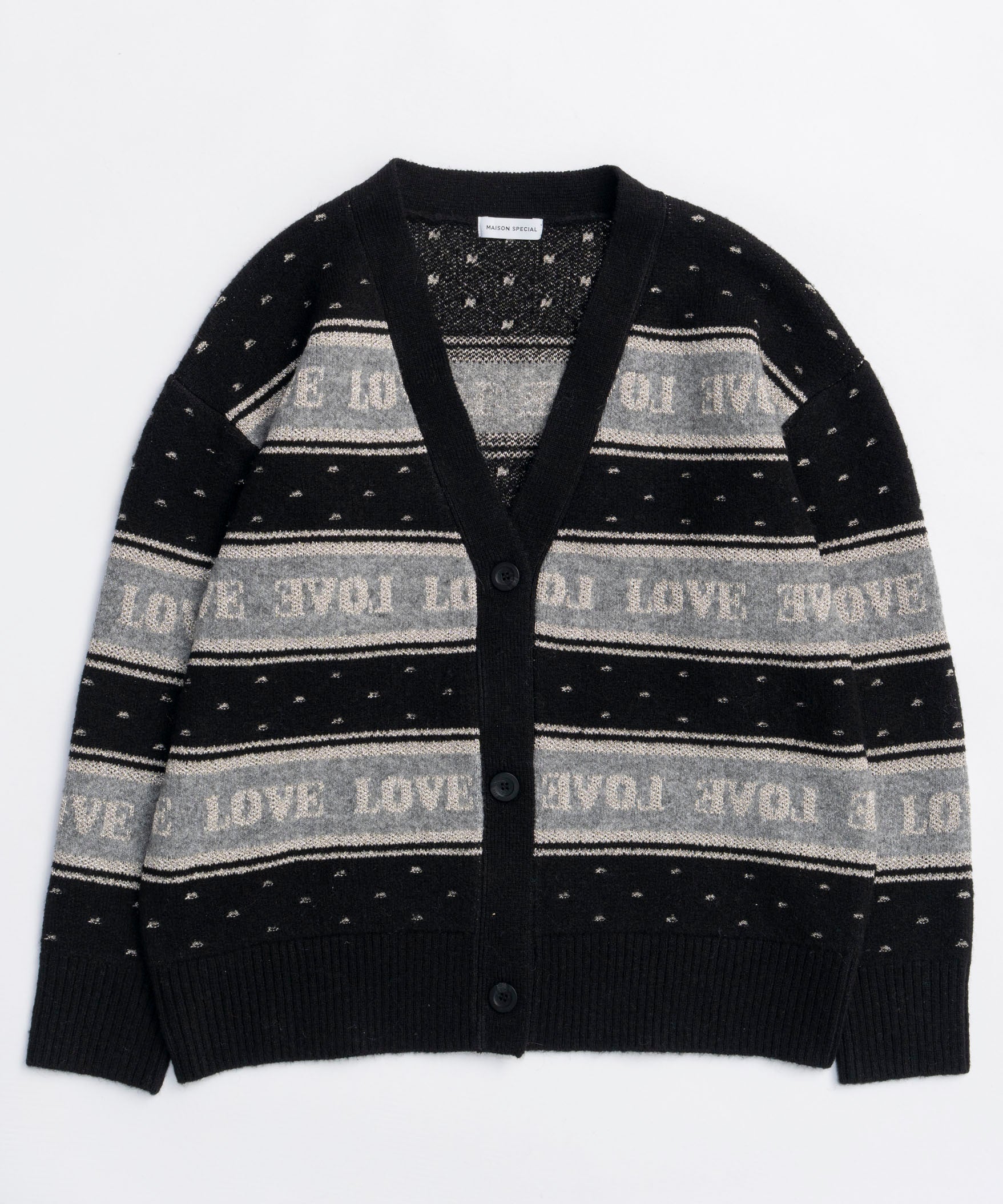 [25WINTER PRE-ORDER] LOVE Jacquard Cardigan