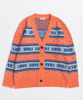 [25WINTER PRE-ORDER] LOVE Jacquard Cardigan