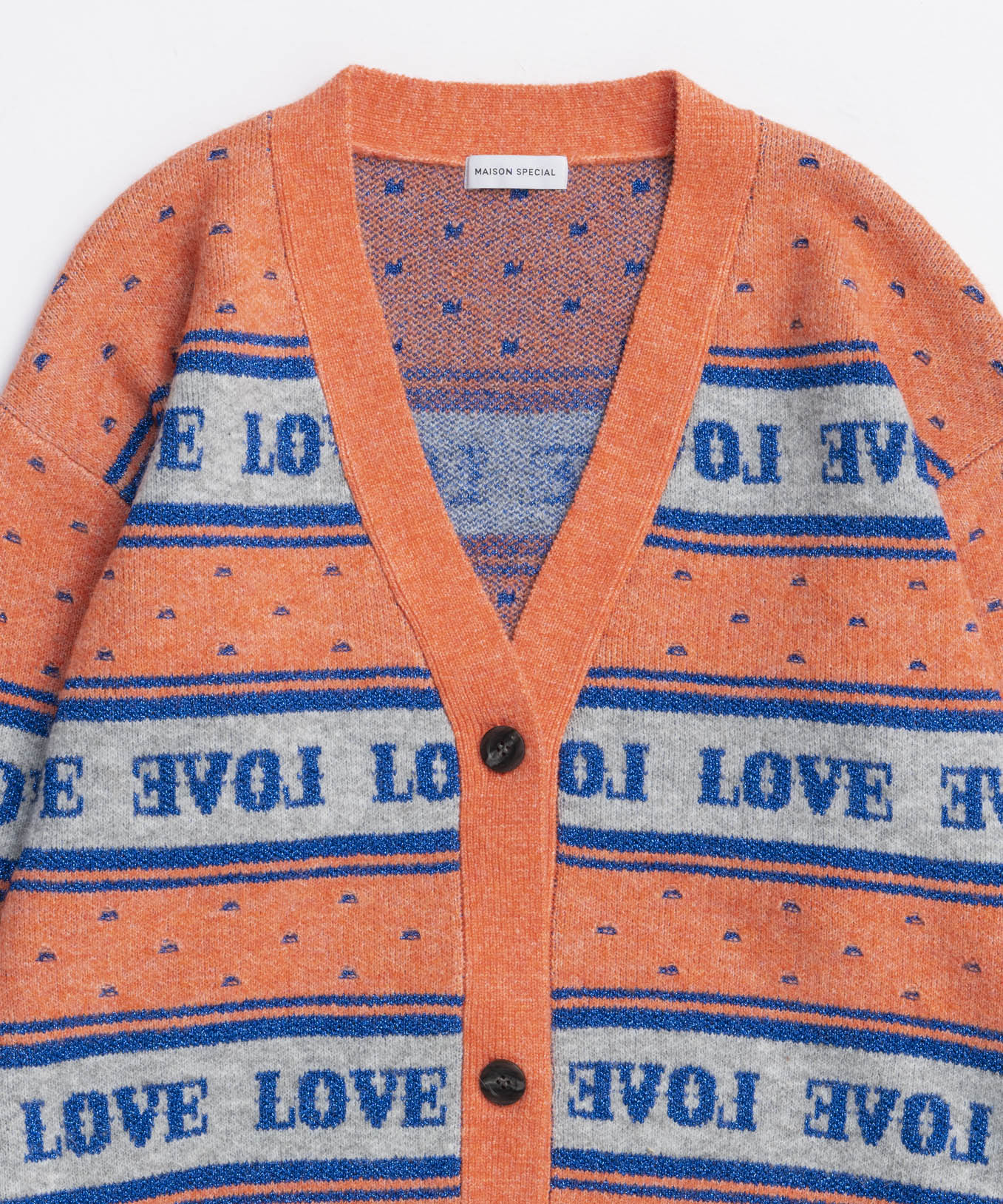 [25WINTER PRE-ORDER] LOVE Jacquard Cardigan