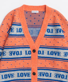 [25WINTER PRE-ORDER] LOVE Jacquard Cardigan