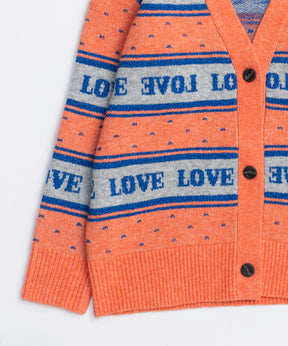 [25WINTER PRE-ORDER] LOVE Jacquard Cardigan