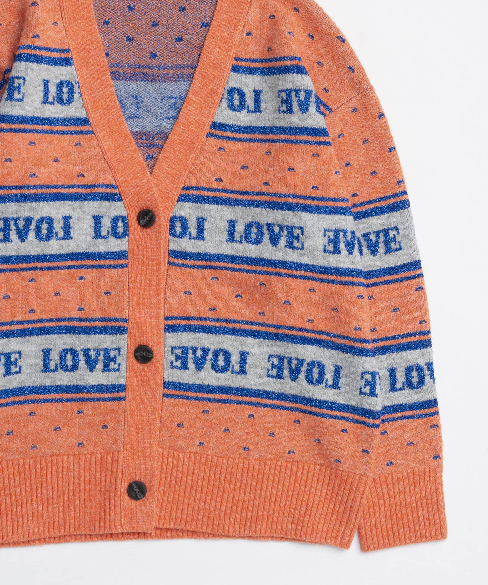 [25WINTER PRE-ORDER] LOVE Jacquard Cardigan