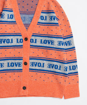 [25WINTER PRE-ORDER] LOVE Jacquard Cardigan