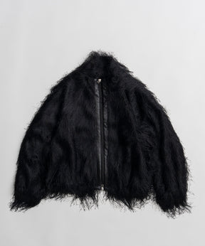 【26AUTUMN PRE-ORDER】Feather High-Neck Blouson