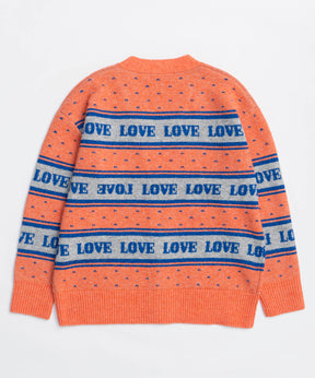 [25WINTER PRE-ORDER] LOVE Jacquard Cardigan