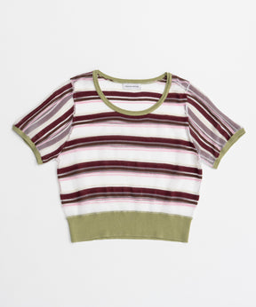 【26AUTUMN PRE-ORDER】Layered Check-Like Knit