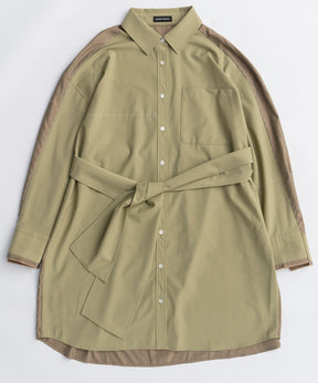 [25AUTUMN PRE-ORDER] Hand Stitch Shirt Dress