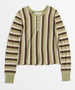 【26AUTUMN PRE-ORDER】Layered Check-Like Knit
