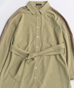 [25AUTUMN PRE-ORDER] Hand Stitch Shirt Dress