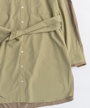 [25AUTUMN PRE-ORDER] Hand Stitch Shirt Dress