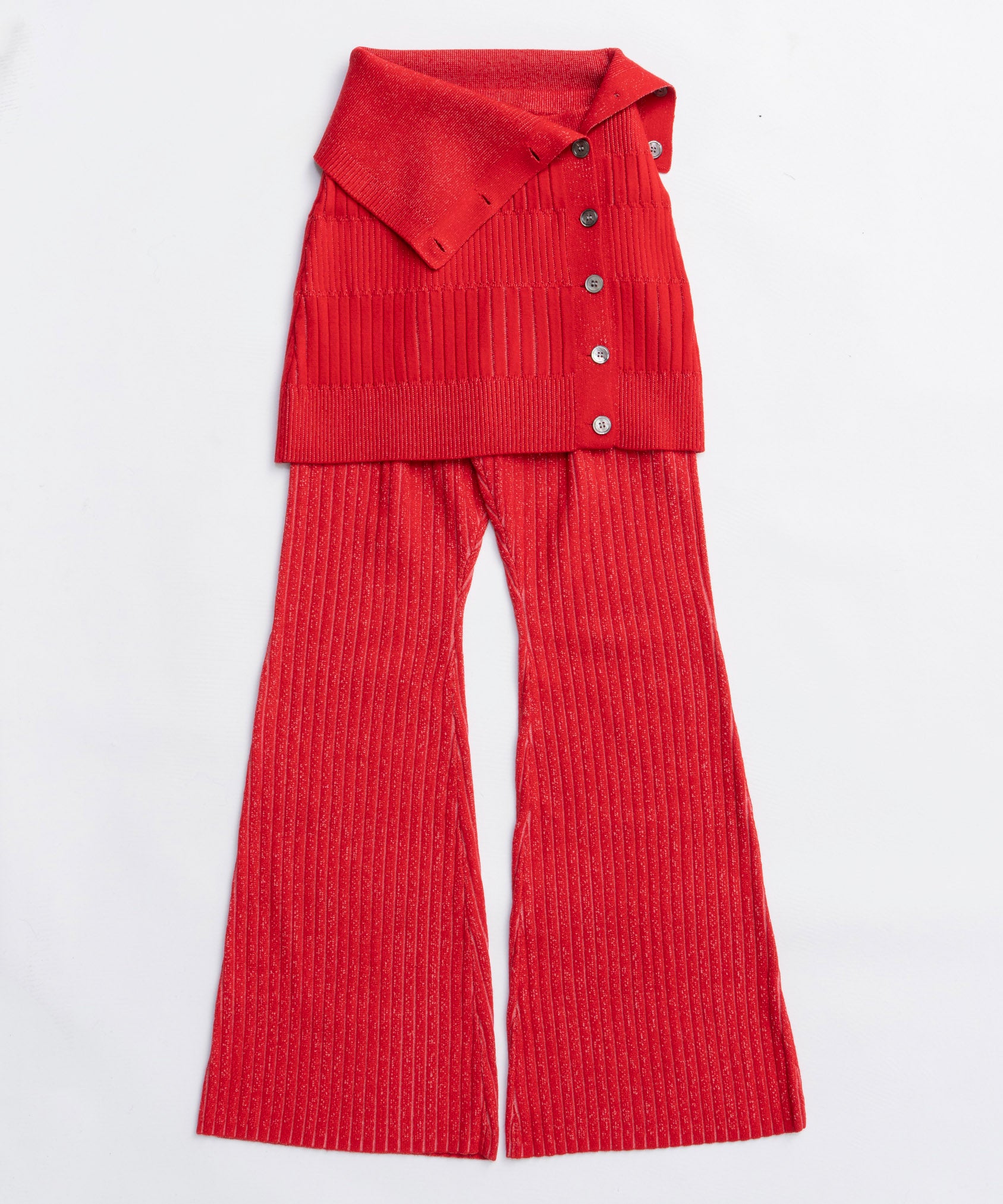 [25WINTER PRE-ORDER] Knit Skirt and Pants Set