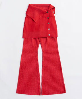 [25WINTER PRE-ORDER] Knit Skirt and Pants Set