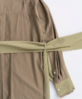 [25AUTUMN PRE-ORDER] Hand Stitch Shirt Dress