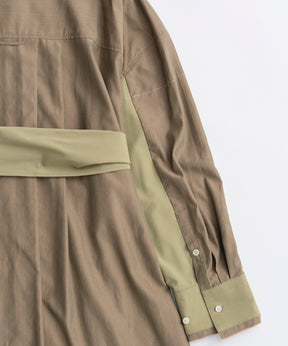 [25AUTUMN PRE-ORDER] Hand Stitch Shirt Dress