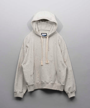 Sweat Jacquard Prime-Over Pullover Hoodie