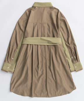 [25AUTUMN PRE-ORDER] Hand Stitch Shirt Dress