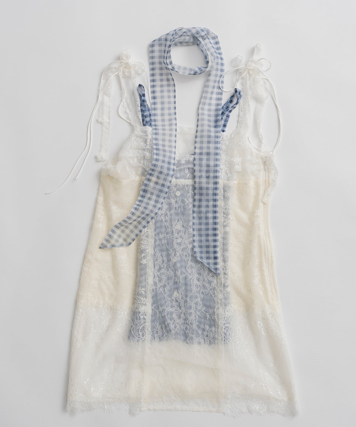 【Limited PRE-ORDER】(Yurika Nakano Collaboration) Mille-Feuille Camisole Dress