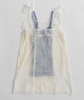 【26AUTUMN PRE-ORDER】(Yurika Nakano Collaboration) Mille-Feuille Camisole Dress