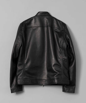 Dress-Fit Sheep Leather Single Rider Jacket