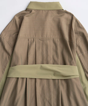 [25AUTUMN PRE-ORDER] Hand Stitch Shirt Dress