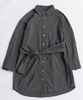 [25AUTUMN PRE-ORDER] Hand Stitch Shirt Dress