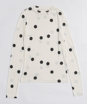 Sheer Dot Layered Tops