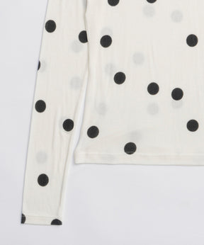 Sheer Dot Layered Tops