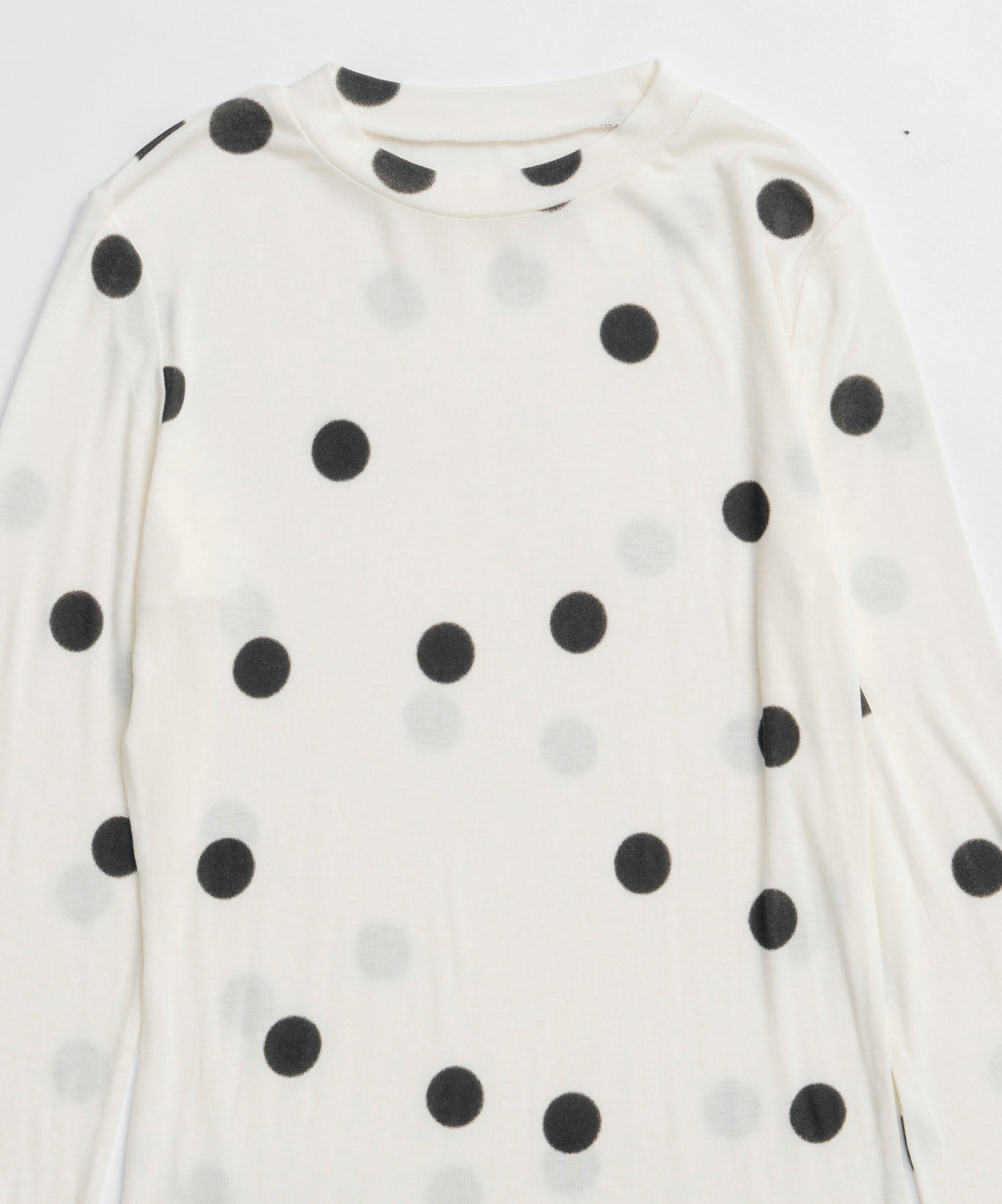 Sheer Dot Layered Tops
