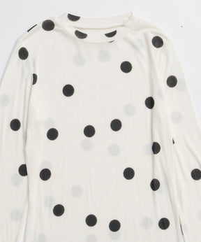 Sheer Dot Layered Tops