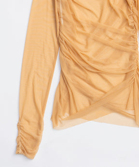 Sheer Dot Layered Tops