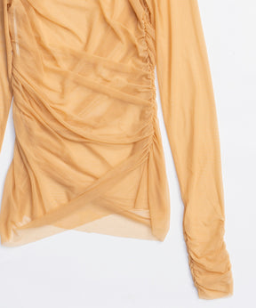 Sheer Dot Layered Tops