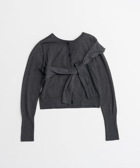 【26AUTUMN PRE-ORDER】Multi-Way Knit Cardigan