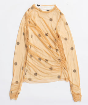 Sheer Dot Layered Tops