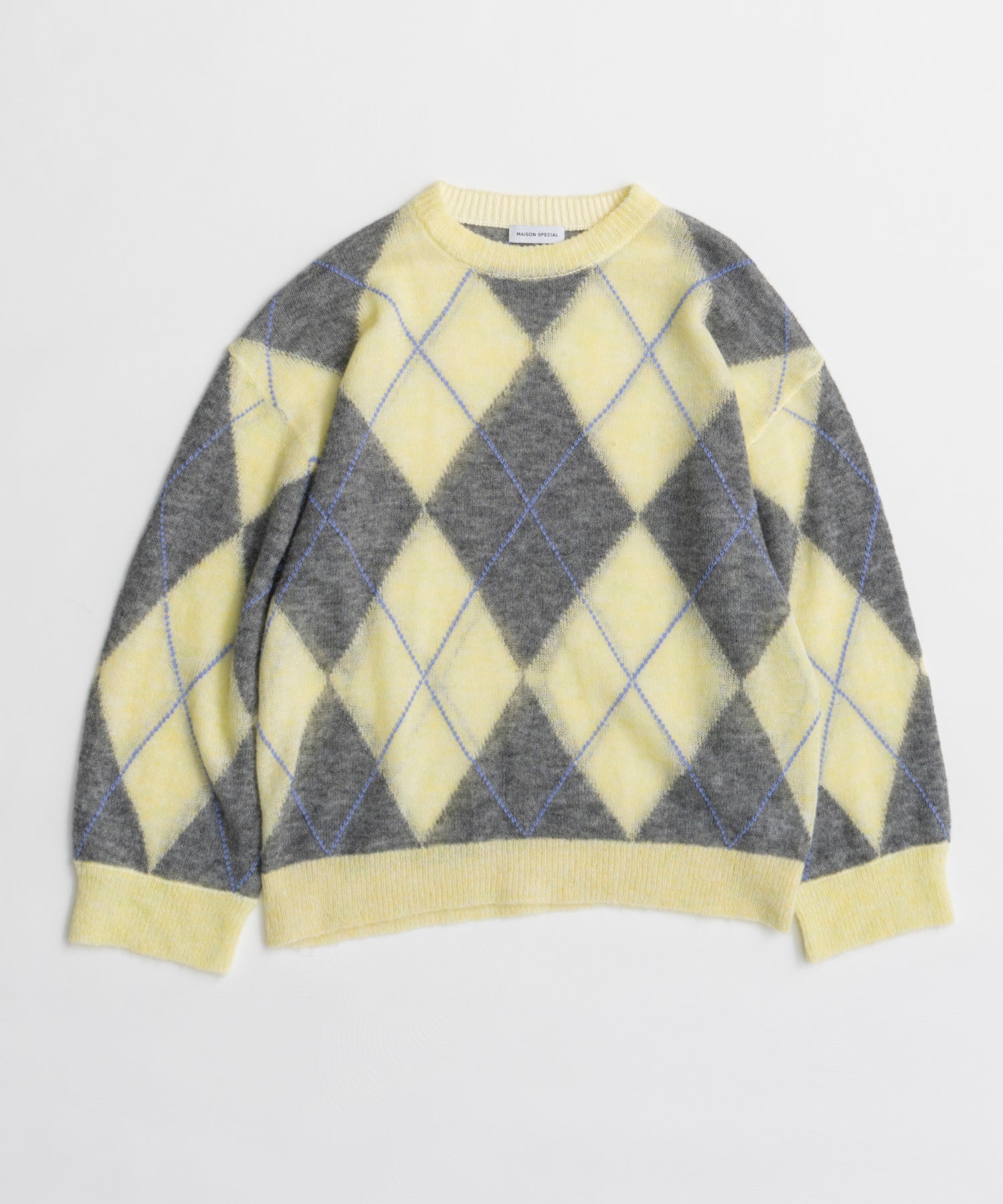 【26AUTUMN PRE-ORDER】Oversized Argyle Knit
