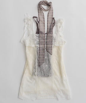 【26AUTUMN PRE-ORDER】(Yurika Nakano Collaboration) Mille-Feuille Camisole Dress