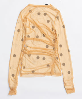 Sheer Dot Layered Tops