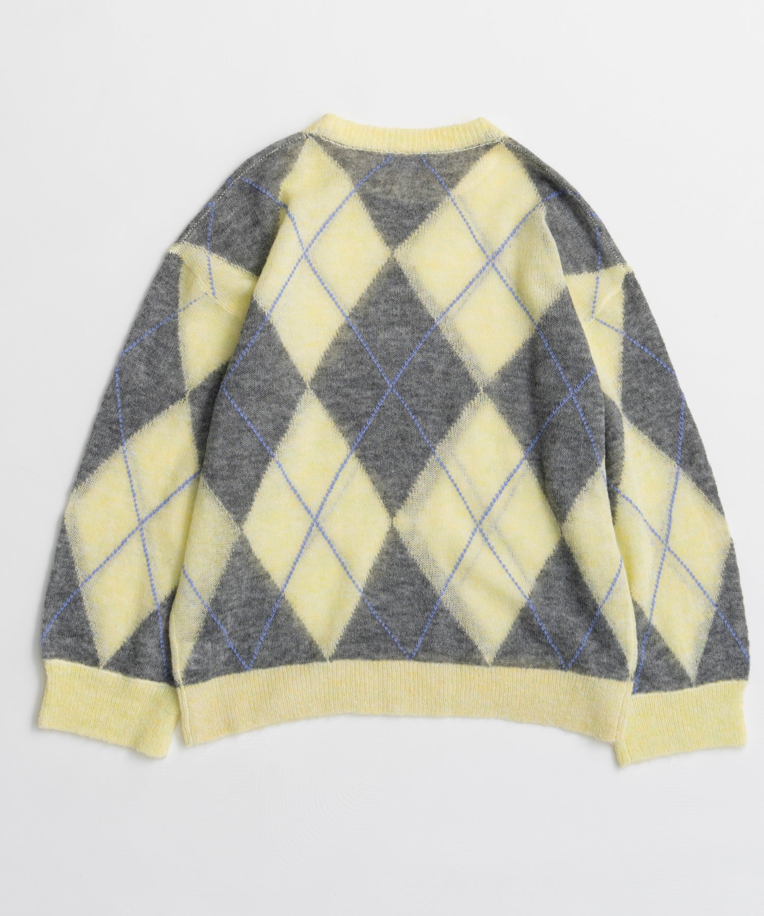 【26AUTUMN PRE-ORDER】Oversized Argyle Knit