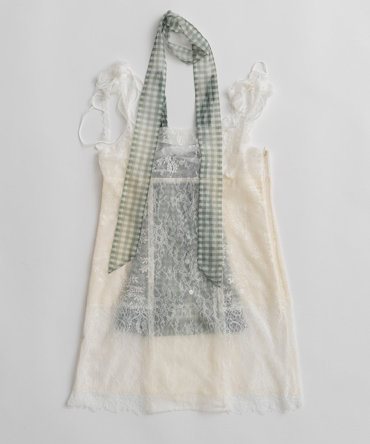 【26AUTUMN PRE-ORDER】(Yurika Nakano Collaboration) Mille-Feuille Camisole Dress