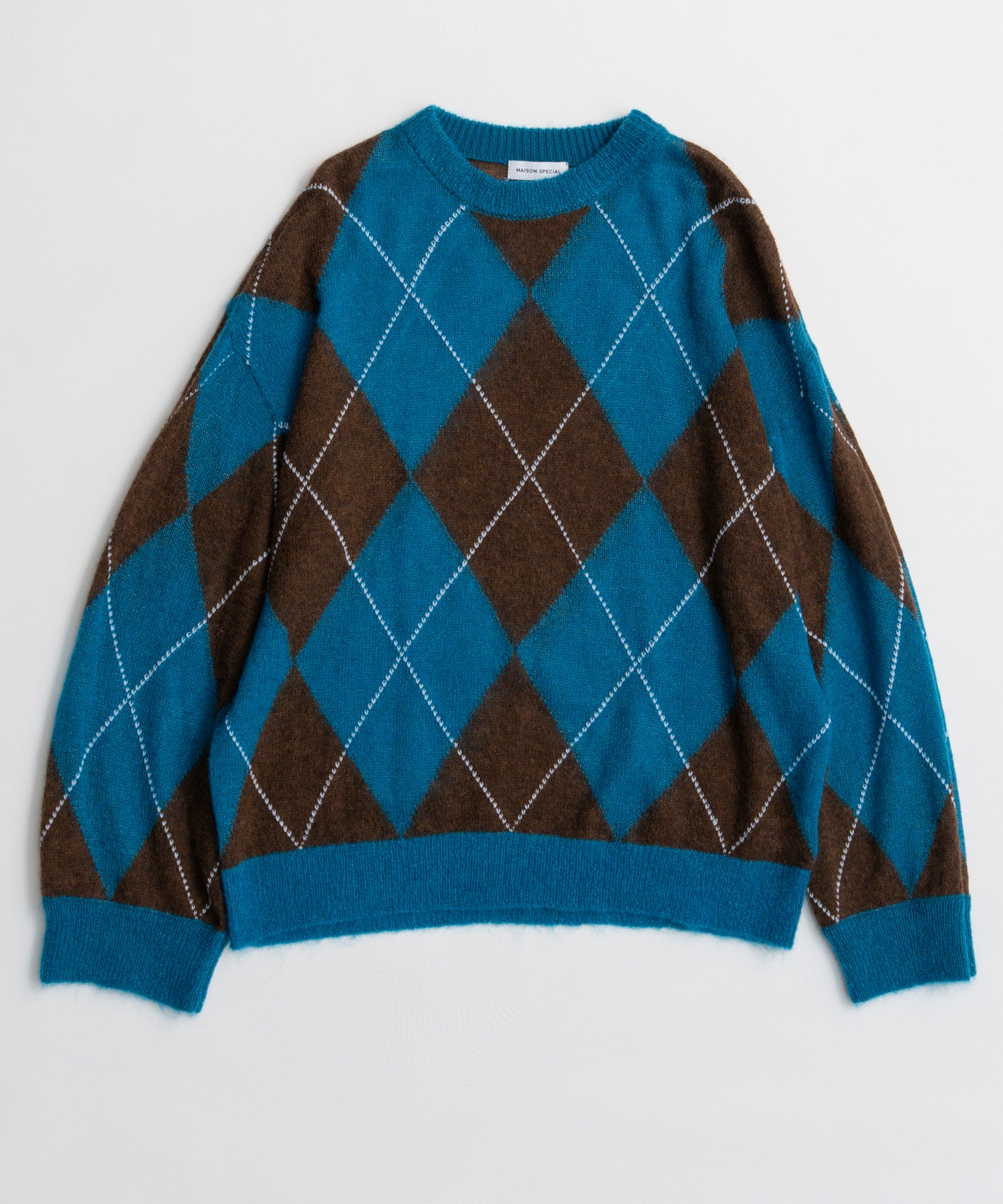 【26AUTUMN PRE-ORDER】Oversized Argyle Knit