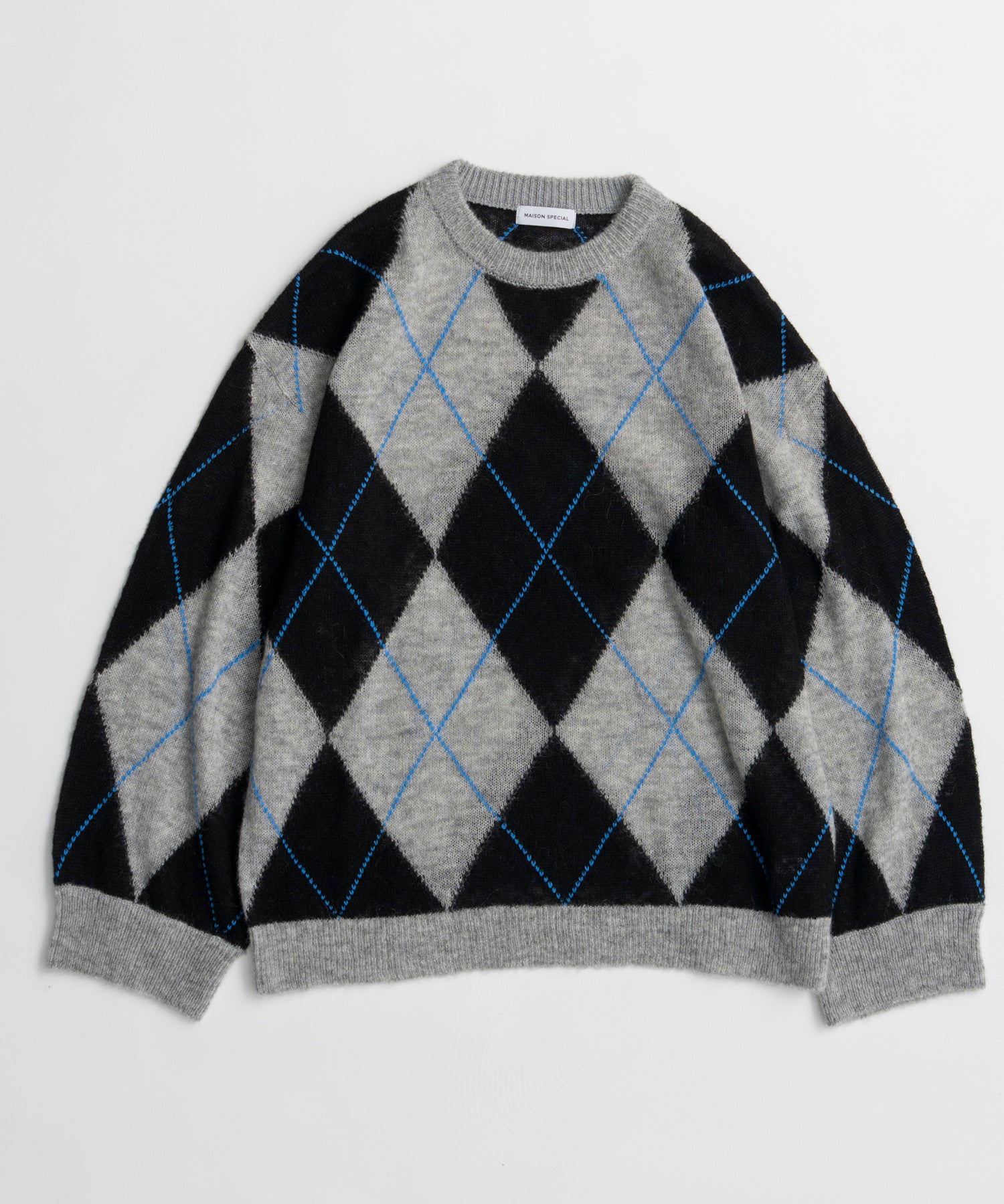 【26AUTUMN PRE-ORDER】Oversized Argyle Knit