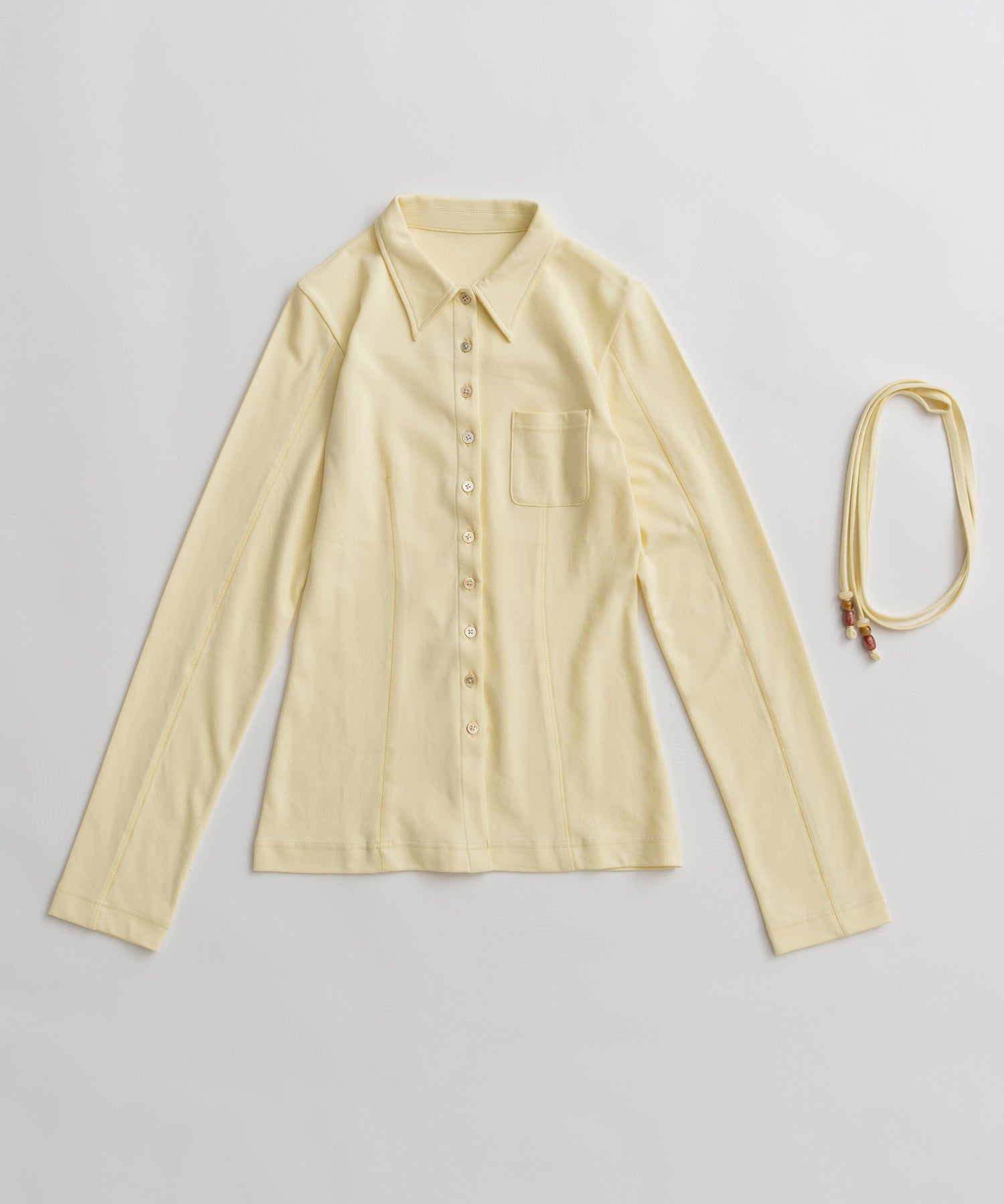 【26AUTUMN PRE-ORDER】(Yurika Nakano Collaboration) Candy Belt Shirt