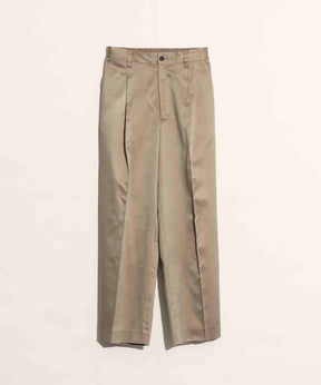 【SALE】Silk Twill One-Tuck Wide Pants