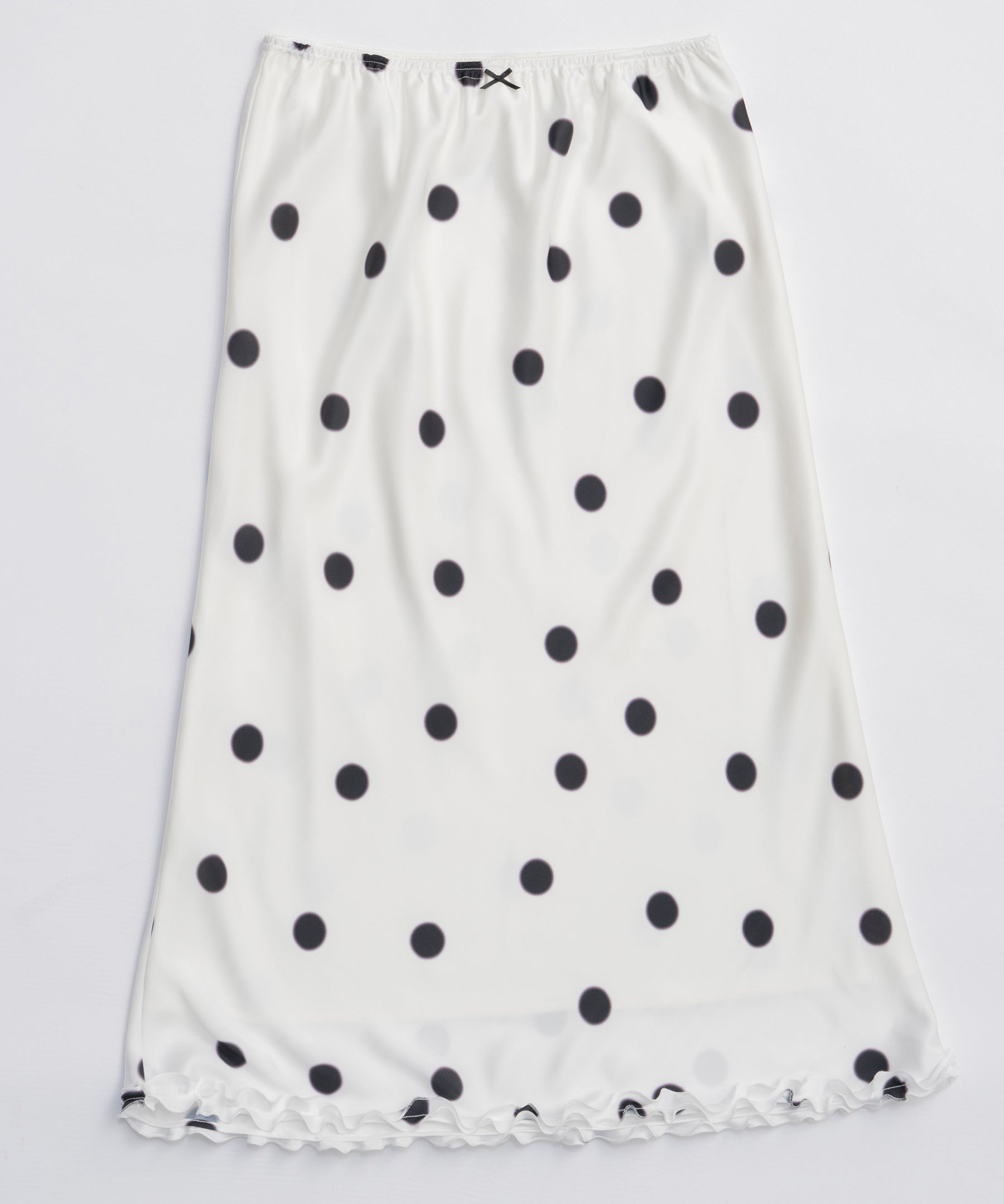 [25winter preoder] 도트 프릴 미디 길이 스커트